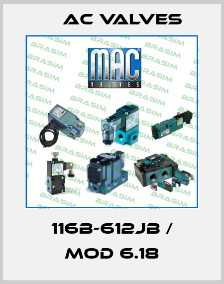 116B-612JB / MOD 6.18 МAC Valves