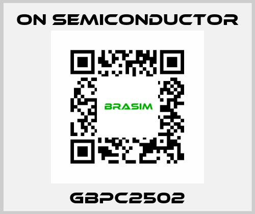 GBPC2502 On Semiconductor