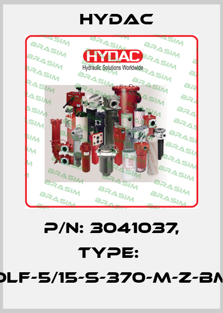 P/N: 3041037, Type:  OLF-5/15-S-370-M-Z-BM Hydac