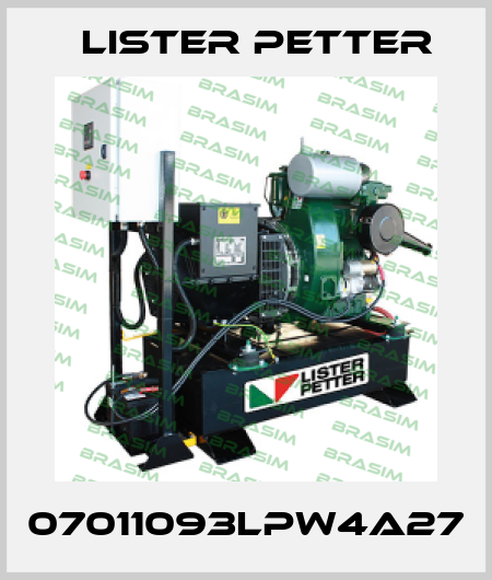 07011093LPW4A27 Lister Petter