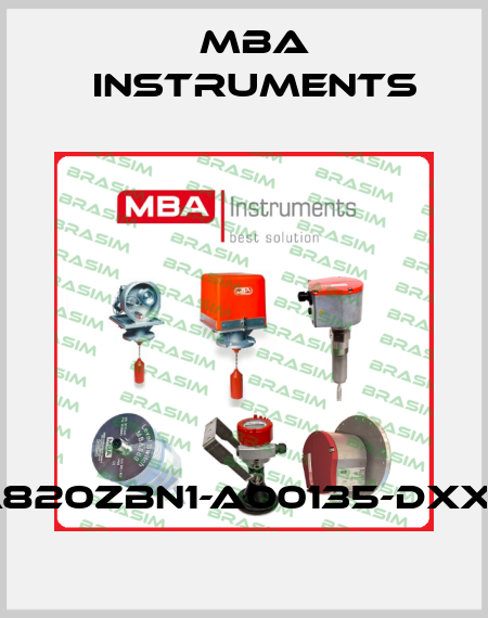 MBA820ZBN1-A00135-DXXXXX MBA Instruments