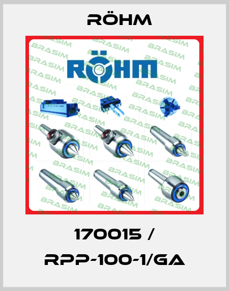 170015 / RPP-100-1/GA Röhm