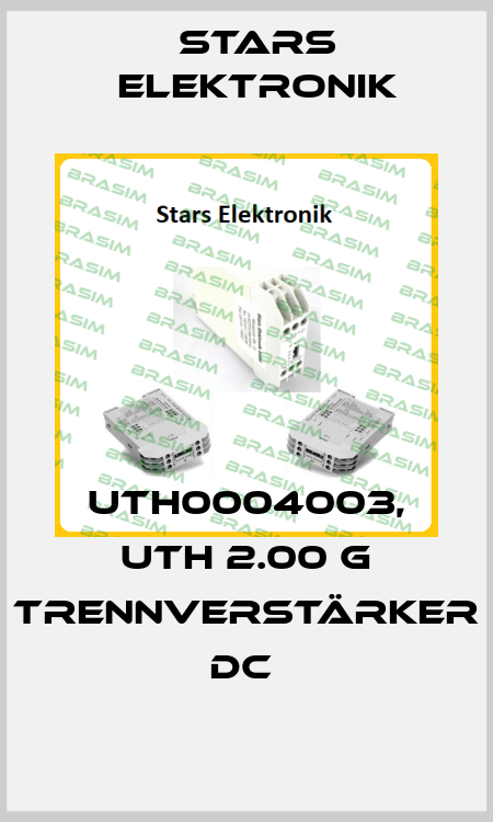 UTH0004003, UTH 2.00 G TRENNVERSTÄRKER DC  Stars Elektronik