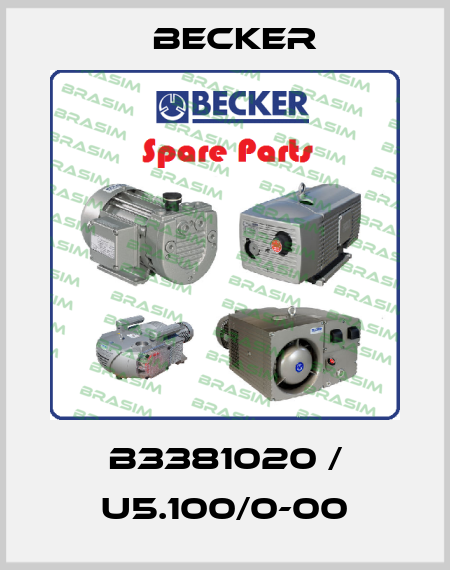 B3381020 / U5.100/0-00 Becker