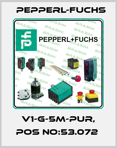 V1-G-5M-PUR, POS NO:53.072  Pepperl-Fuchs