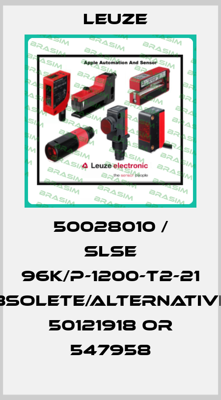 50028010 / SLSE 96K/P-1200-T2-21 obsolete/alternatives 50121918 or 547958 Leuze
