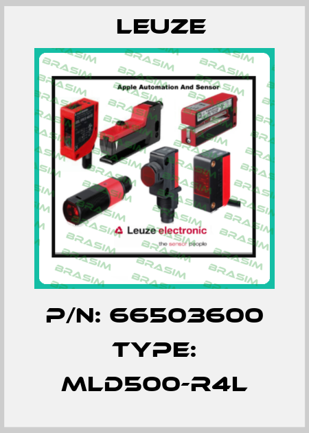 p/n: 66503600 Type: MLD500-R4L Leuze