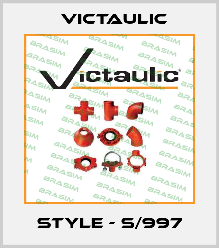 STYLE - S/997 Victaulic