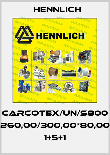 CARCOTEX/UN/S800 260,00/300,00*80,00 1+5+1 Hennlich