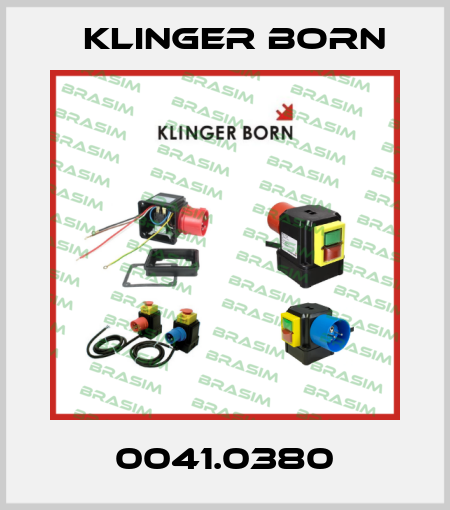 0041.0380 Klinger Born