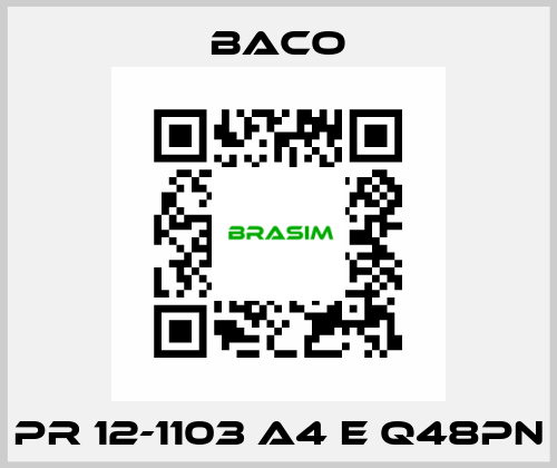 PR 12-1103 A4 E Q48PN BACO