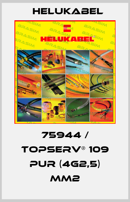 75944 / TOPSERV® 109 PUR (4G2,5) mm2 Helukabel