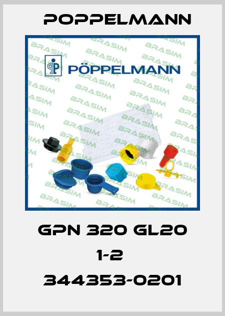GPN 320 GL20 1-2  344353-0201 Poppelmann