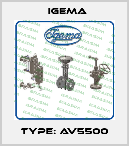 TYPE: AV5500 Igema