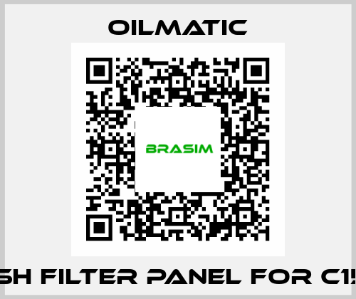 mesh filter panel for C1500 OILMATIC