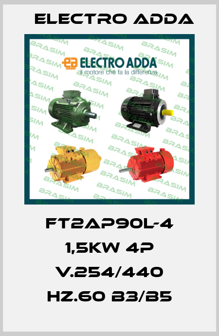 FT2AP90L-4 1,5kW 4P V.254/440 Hz.60 B3/B5 Electro Adda