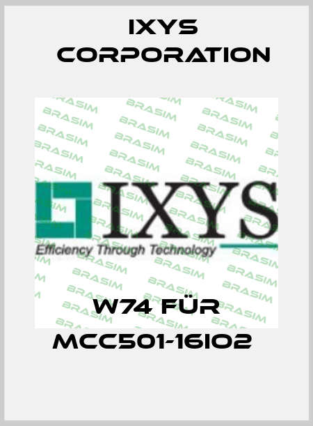 W74 für MCC501-16io2  Ixys Corporation