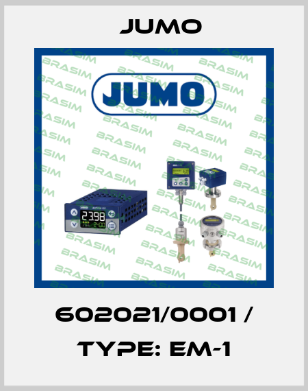 602021/0001 / TYPE: EM-1 Jumo