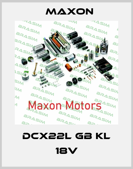 DCX22L GB KL 18V Maxon