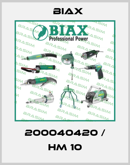 200040420 / HM 10 Biax