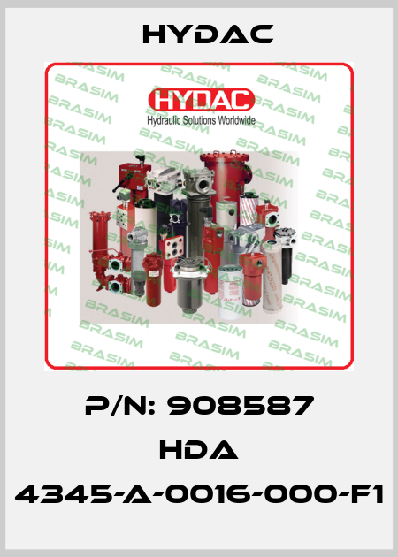 P/N: 908587 HDA 4345-A-0016-000-F1 Hydac