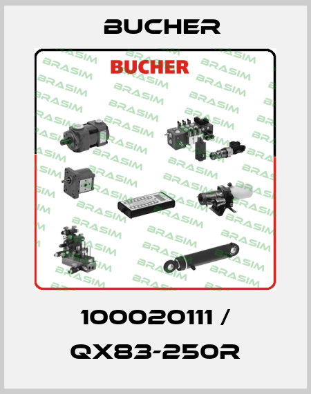 100020111 / QX83-250R Bucher