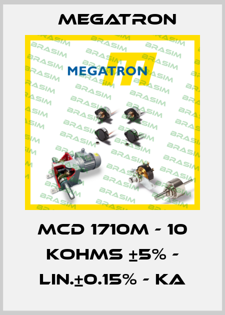 MCD 1710M - 10 KOHMS ±5% - LIN.±0.15% - KA Megatron