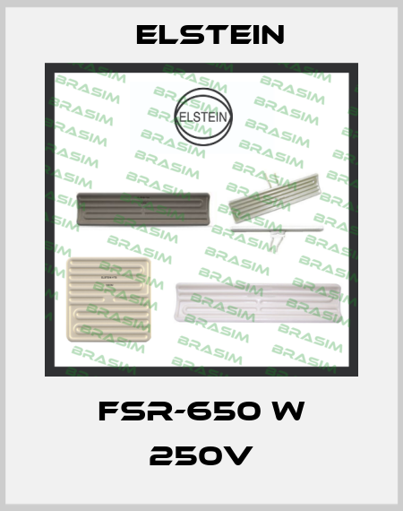 FSR-650 W 250V Elstein