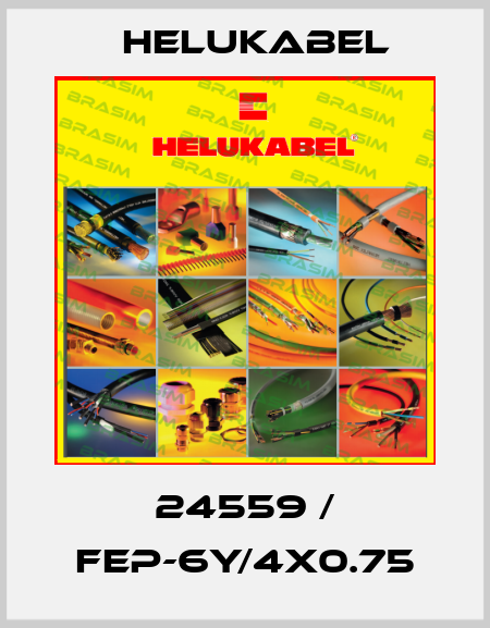 24559 / FEP-6Y/4X0.75 Helukabel