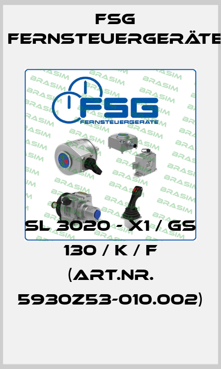 SL 3020 - X1 / GS 130 / K / F (art.nr. 5930Z53-010.002) FSG Fernsteuergeräte