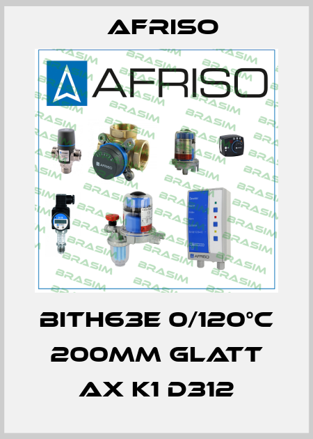 BiTh63E 0/120°C 200mm glatt ax K1 D312 Afriso