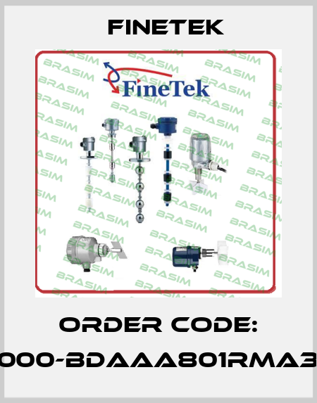Order code: SAX10000-BDAAA801RMA330250 Finetek