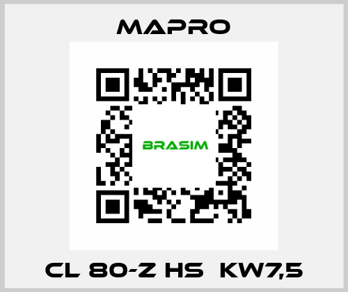 CL 80-Z HS  kW7,5 Mapro