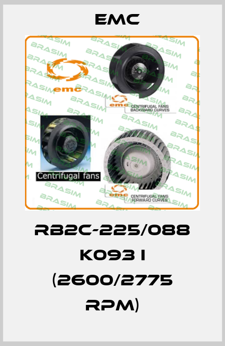RB2C-225/088 K093 I (2600/2775 rpm) Emc