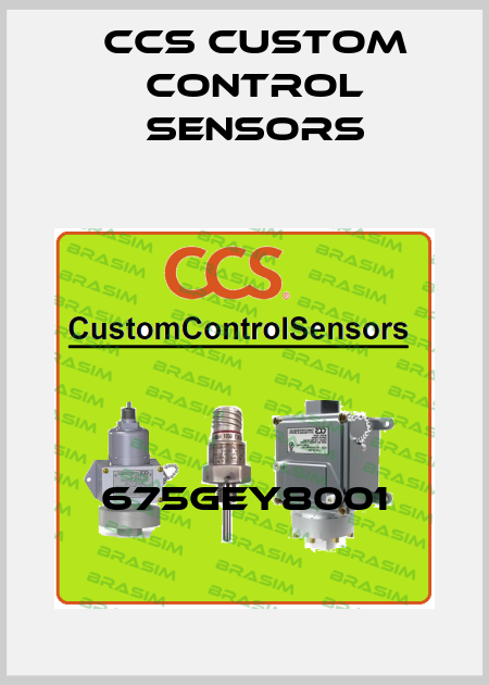 675GEY8001 CCS Custom Control Sensors