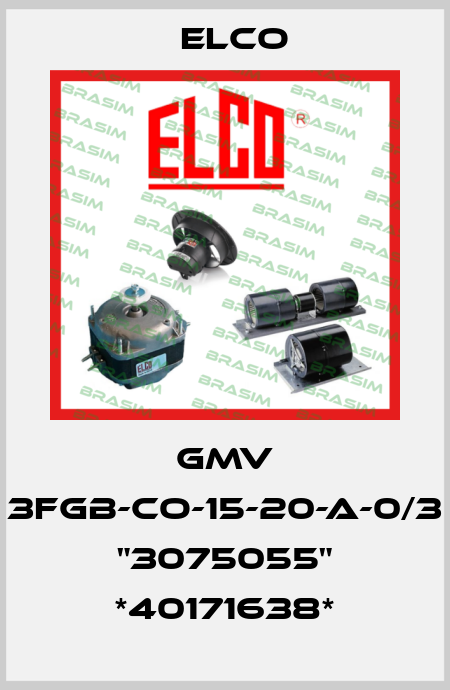 GMV 3FGB-CO-15-20-A-0/3 "3075055" *40171638* Elco