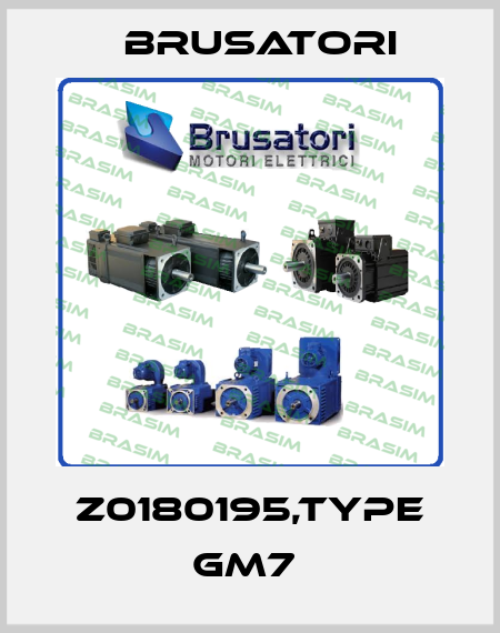Z0180195,TYPE GM7  Brusatori