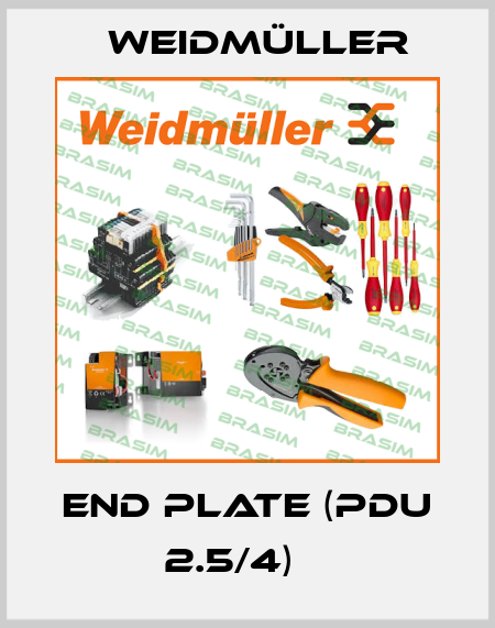 END PLATE (PDU 2.5/4) 　 Weidmüller