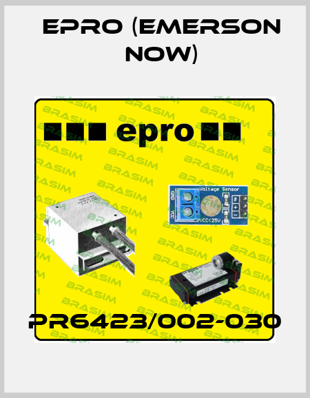 PR6423/002-030 Epro (Emerson now)