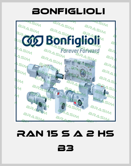 RAN 15 S A 2 HS B3 Bonfiglioli