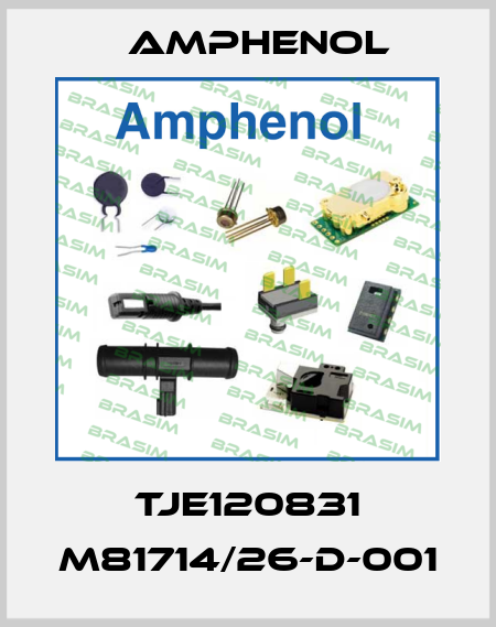 TJE120831 M81714/26-D-001 Amphenol