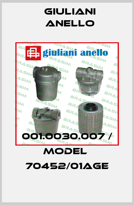 001.0030.007 / Model  70452/01AGE Giuliani Anello