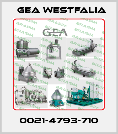 0021-4793-710 Gea Westfalia