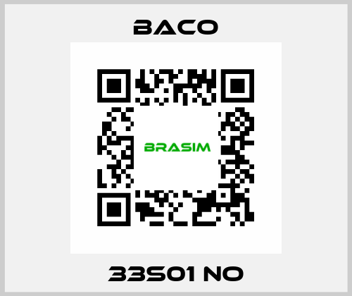 33S01 NO BACO