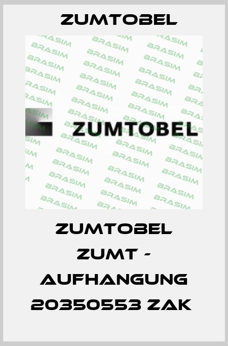 ZUMTOBEL ZUMT - AUFHANGUNG 20350553 ZAK  Zumtobel