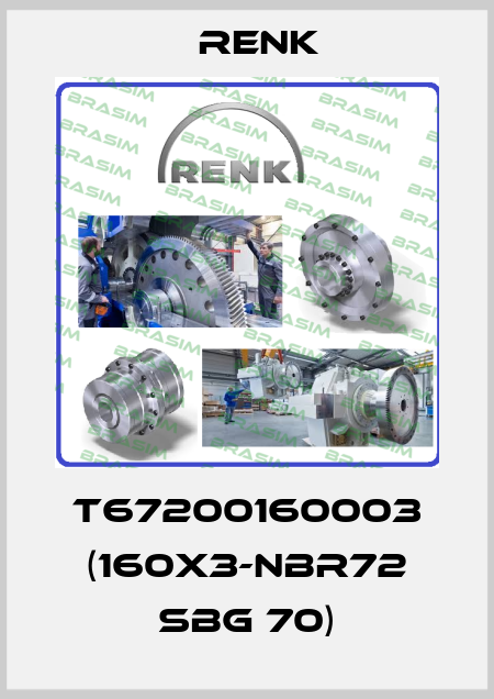 T67200160003 (160X3-NBR72 SBG 70) Renk