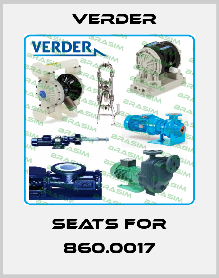 Seats for 860.0017 Verder