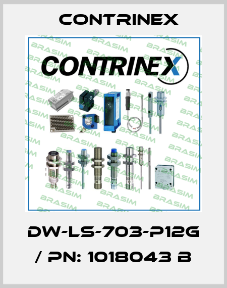 DW-LS-703-P12G / pn: 1018043 B Contrinex