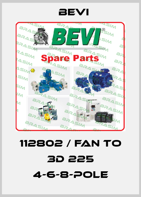 112802 / Fan to 3D 225 4-6-8-pole Bevi