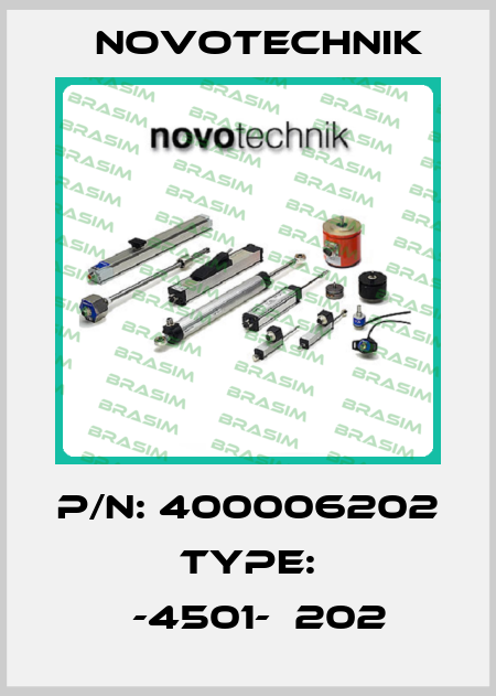 P/N: 400006202 Type: Р-4501-А202 Novotechnik